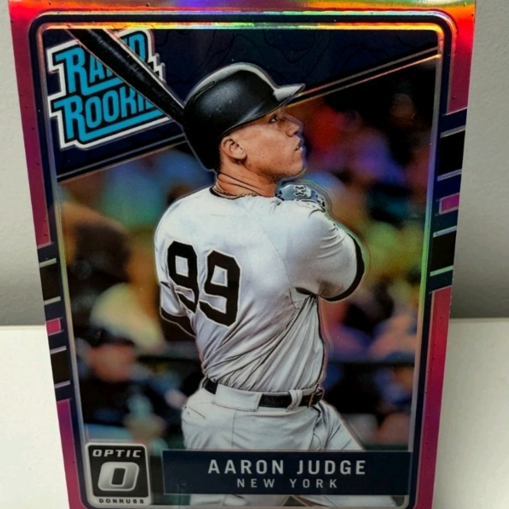 Aaron Judge 2017 Donruss Optic Pink Prizm MLB NY Yankees Rookie Card #38